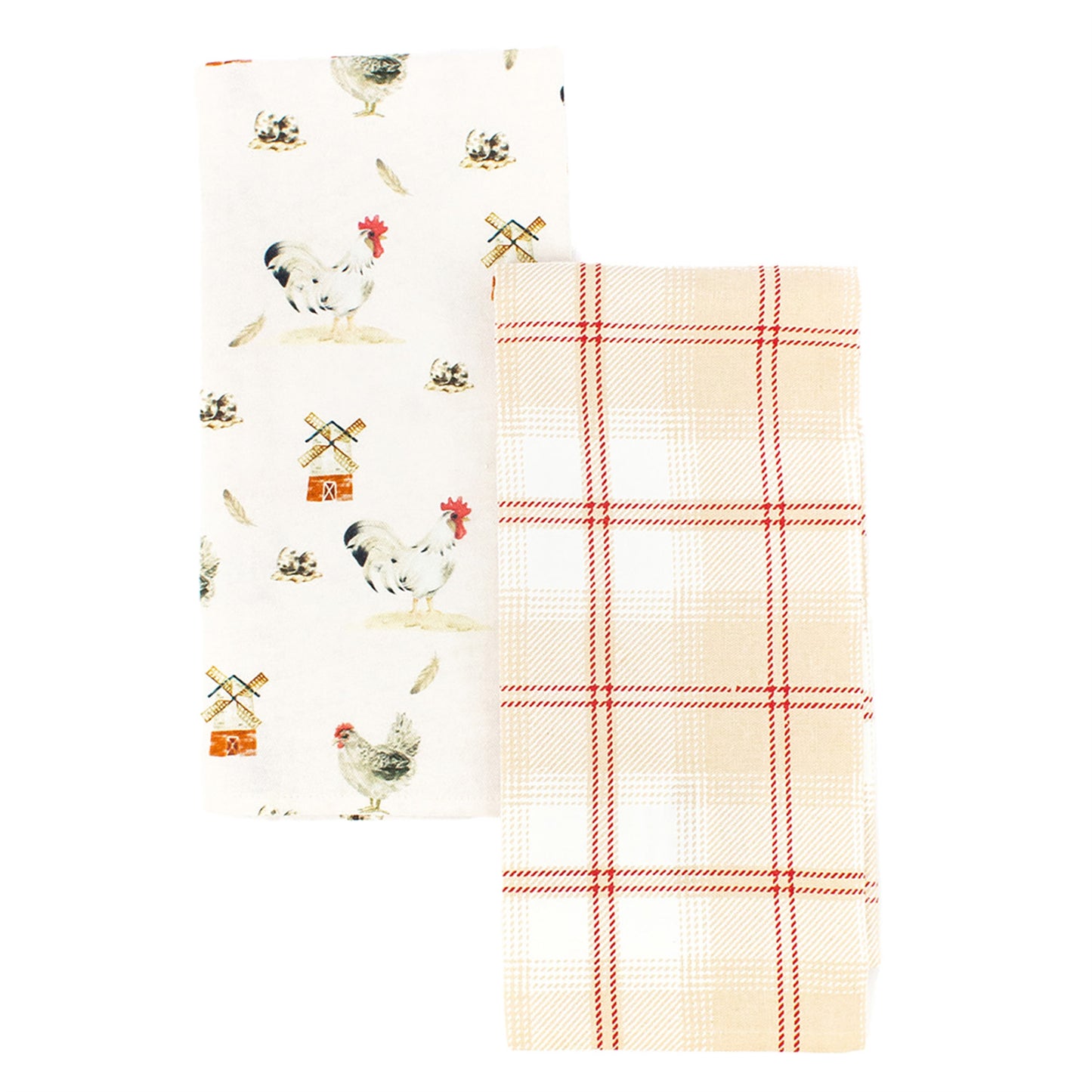 Rise & Shine Tea Towel - Rooster Print