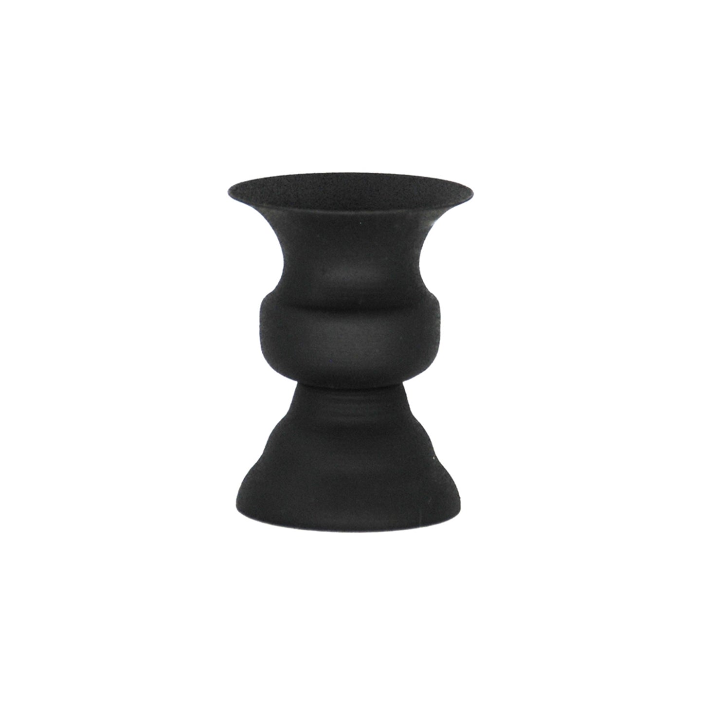 Metal Taper Candle Holder - Black