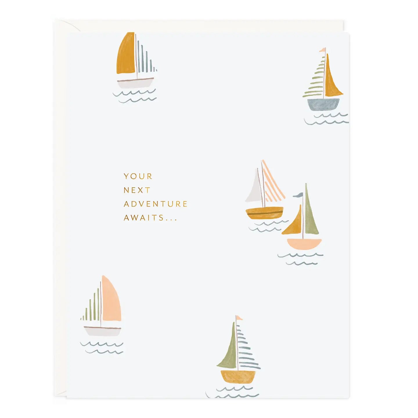 Next Adventure Sailboat Greeting Card