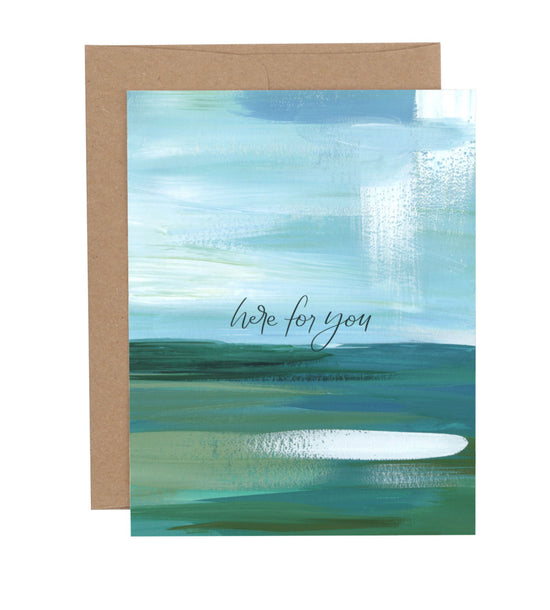 Waterscape Hello Greeting Card