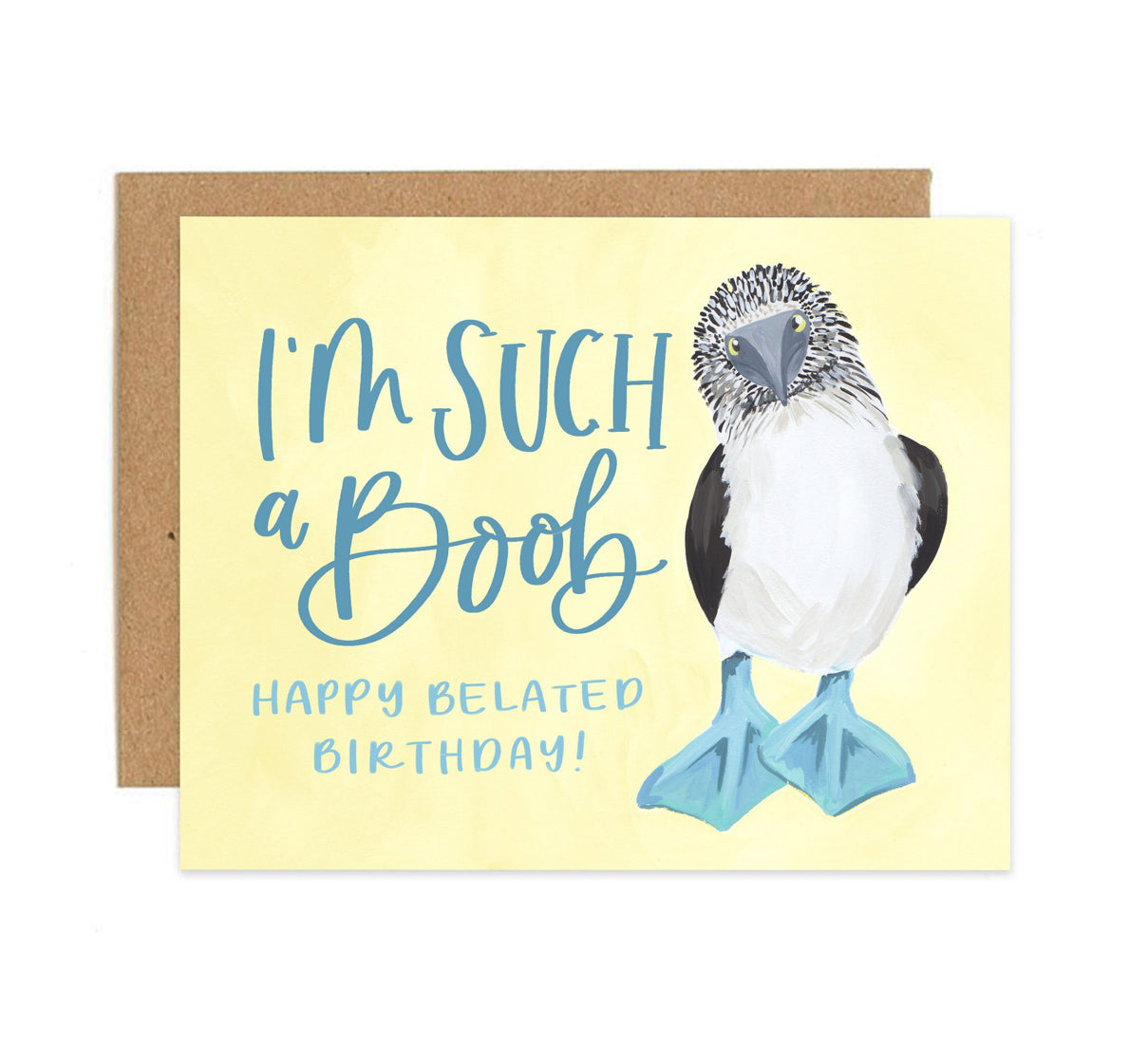 Birthday Boobie Greeting Card