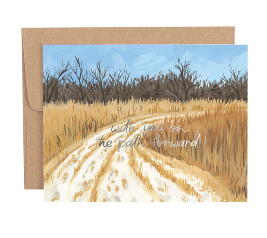 High Ridge Path Encouragement Greeting Card