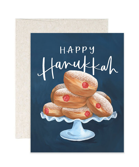 Hanukkah Donuts Greeting Card