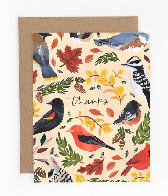 Bird Thanks Greeting Card