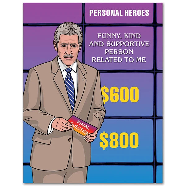 Jeopardy Who’s the Best Dad Greeting Card