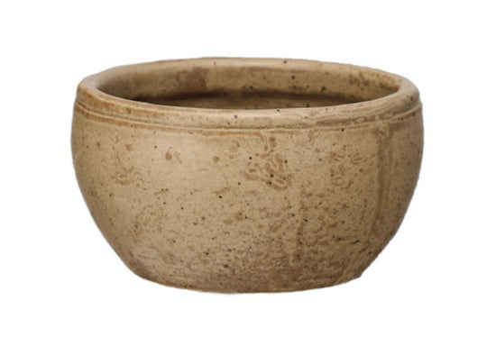 Vintage Reproduction Pinch Pot - Beige