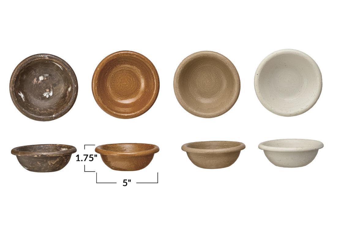 Vintage Reproduction Bowl - Light Brown