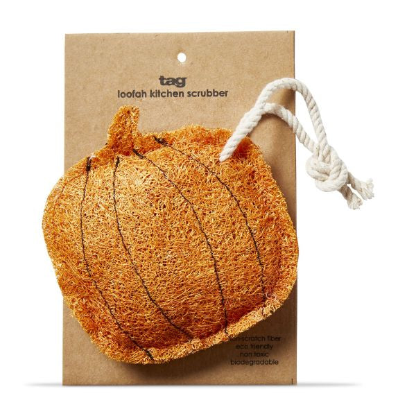 Pumpkin Loofah Kitchen Scrubbers