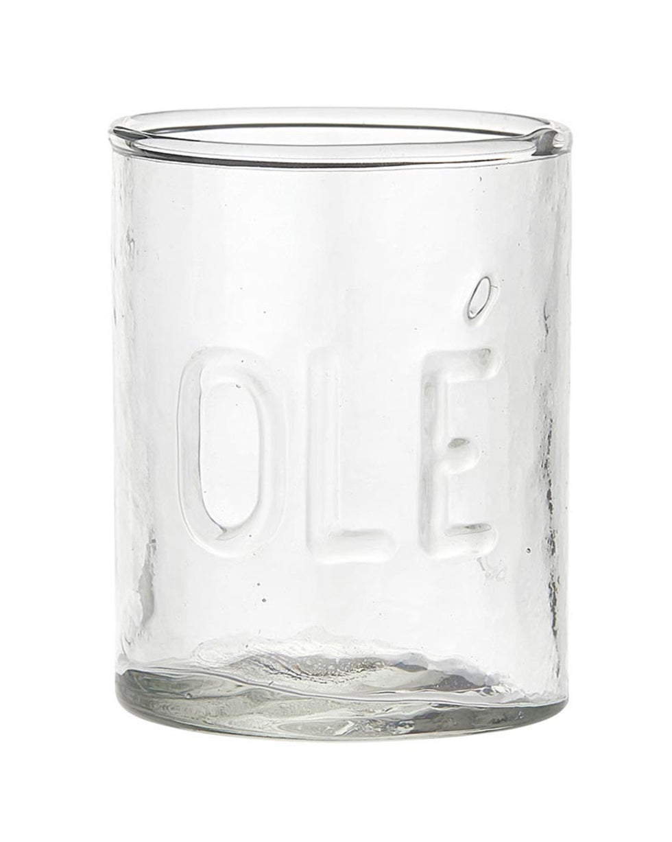 Olé Hammered Glass Shot Glasses