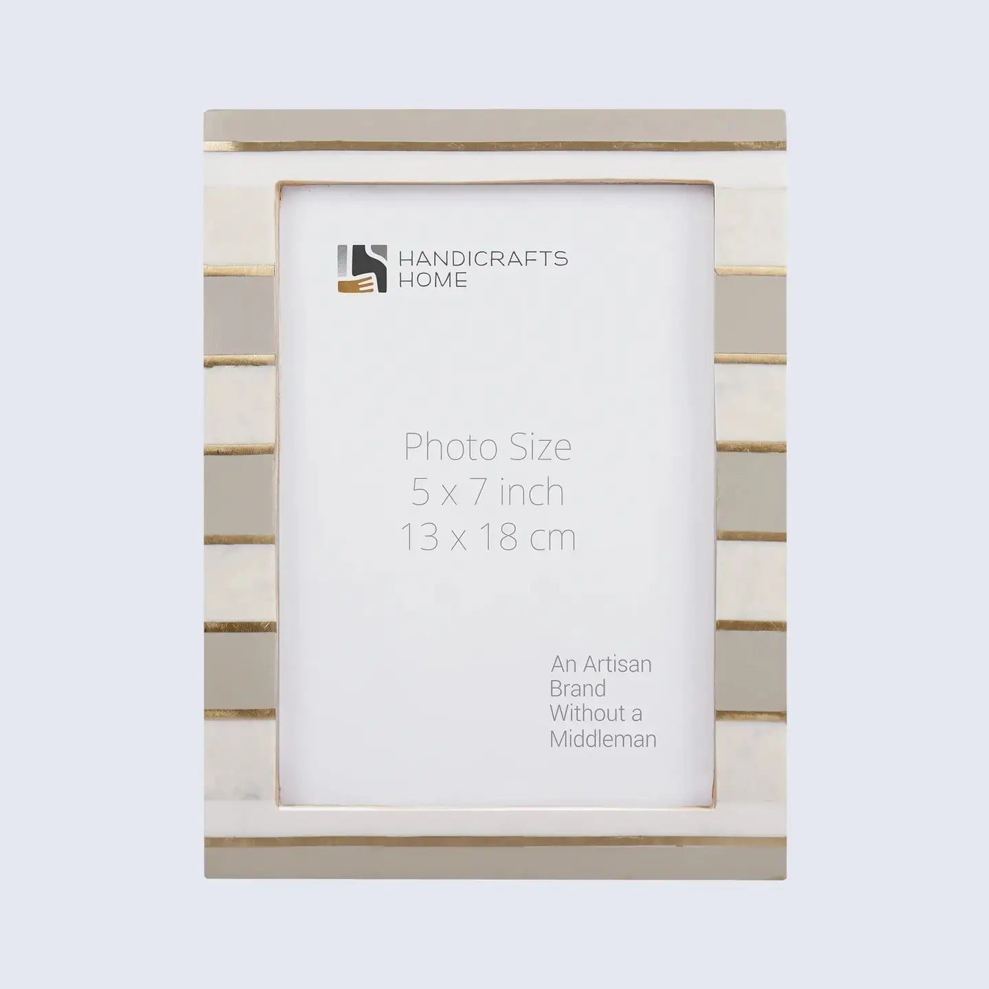 Contour Patterned Photo Frame - 5 x 7 Inches