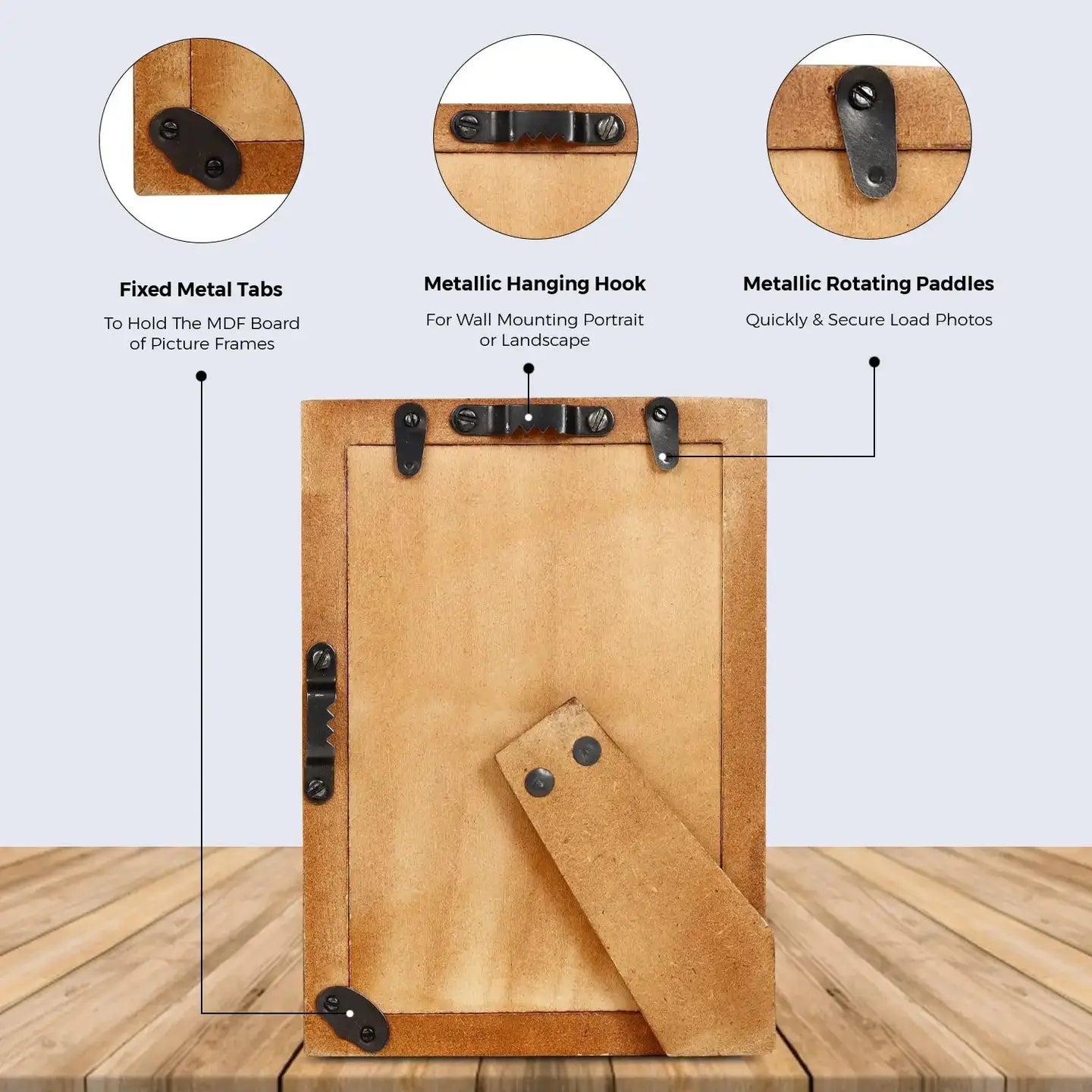 Contour Patterned Photo Frame - 5 x 7 Inches