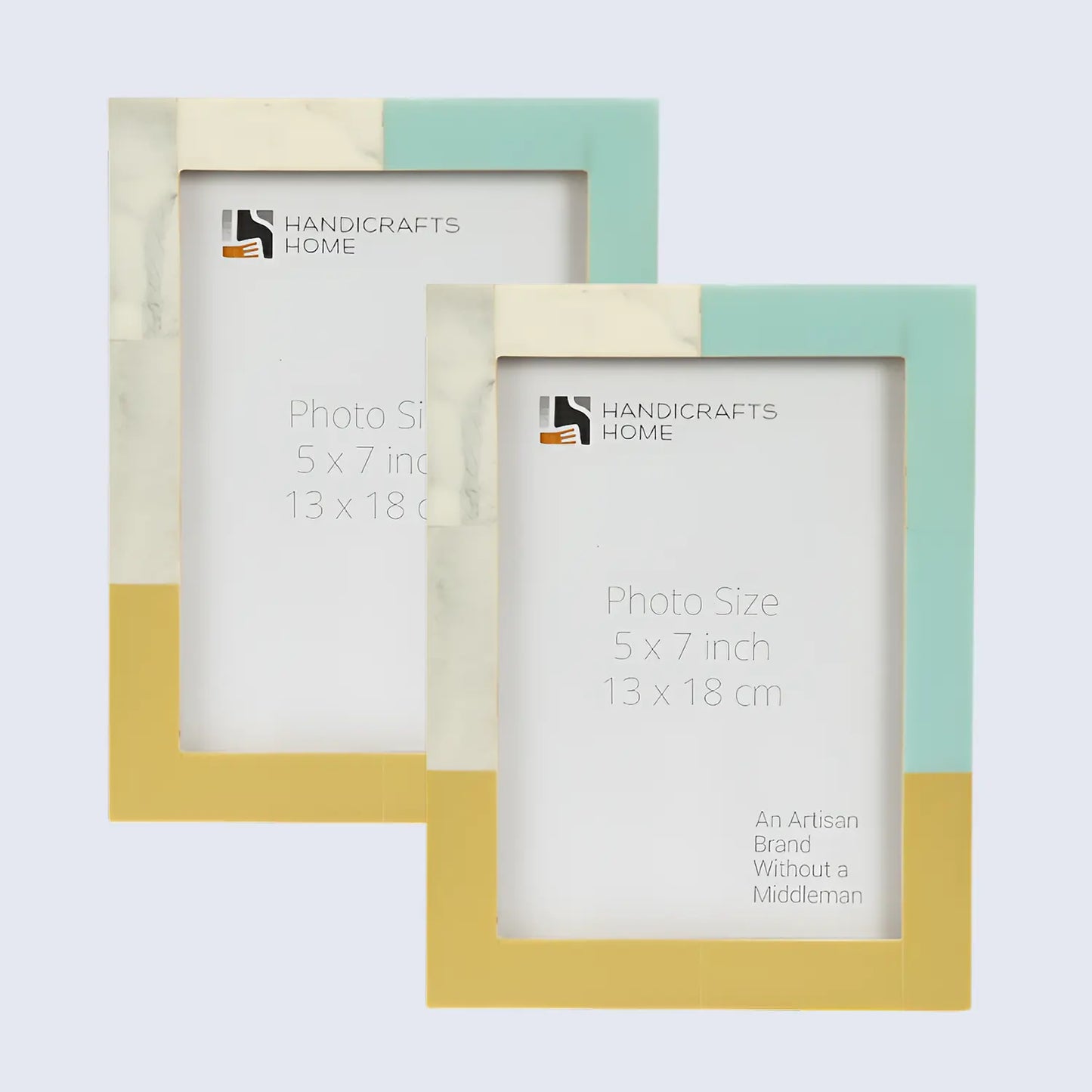 Mondrian Driftwood Photo Frame - 5 x 7 Inches