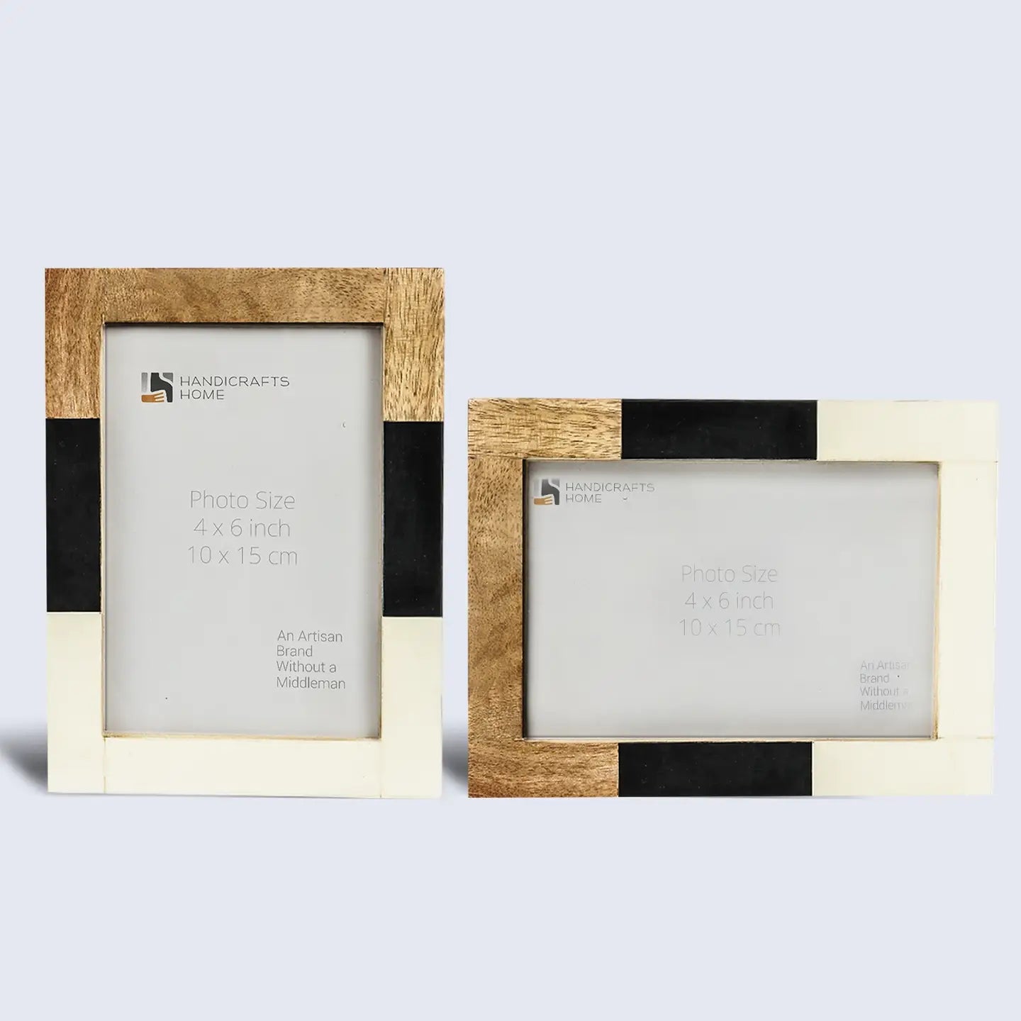 Mondrian Maple Photo Frame - 4 x 6 Inches