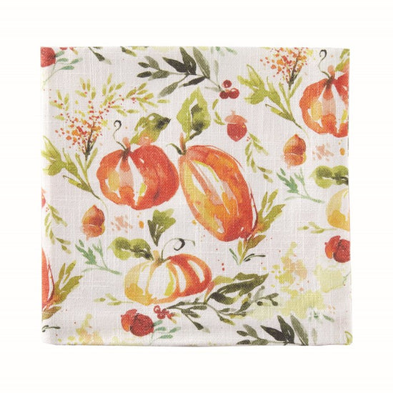 Pumpkin Vine Cloth Napkins - Set of 4