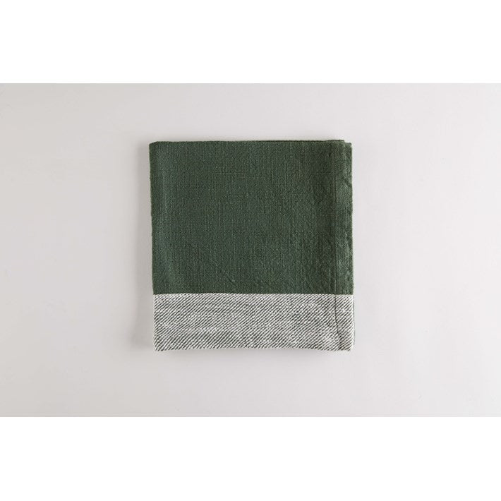 Telluride Two-Tone Green Cloth Napkins - Set of 4