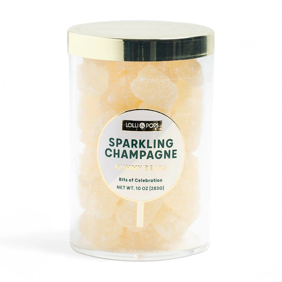 Sparkling Champagne Gummy Bears Candy Tube