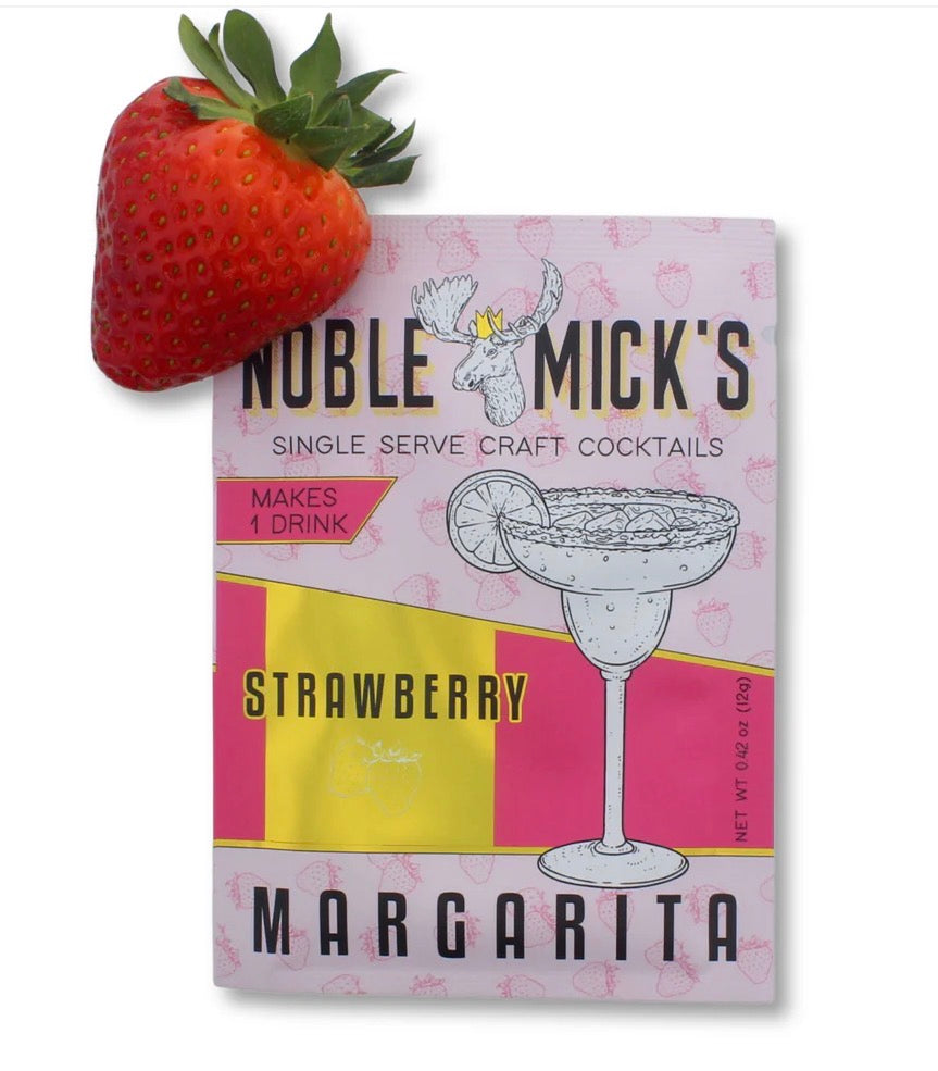 Strawberry Margarita Single Serve Cocktail/Mocktail Mix