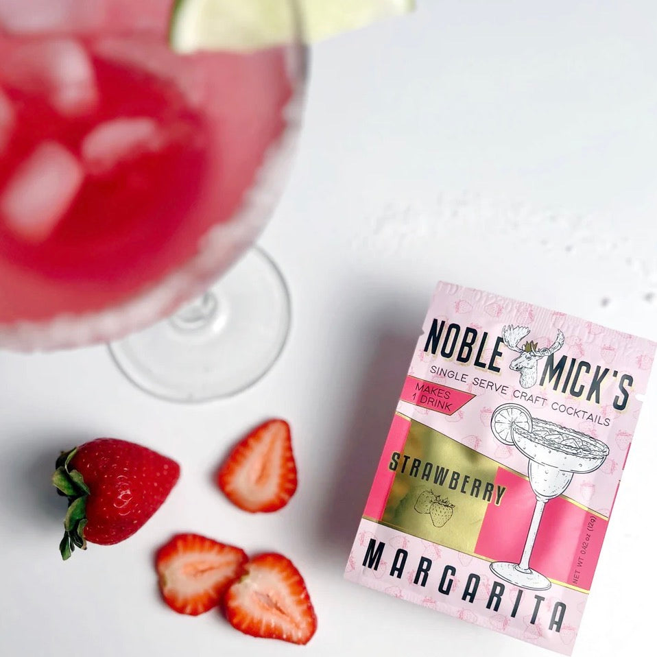 Strawberry Margarita Single Serve Cocktail/Mocktail Mix