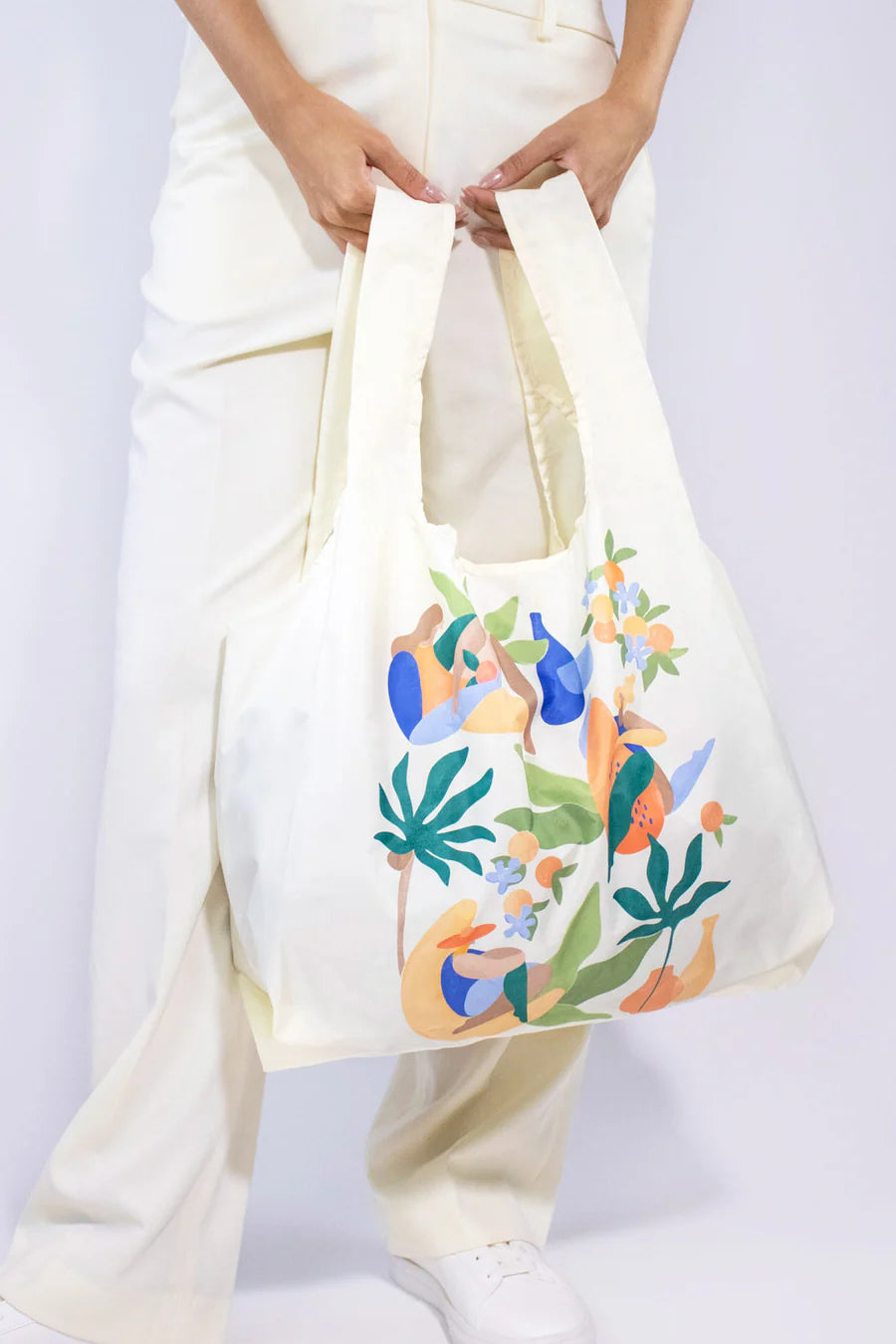 Maggie Stephenson Cabana Print Reusable Bag