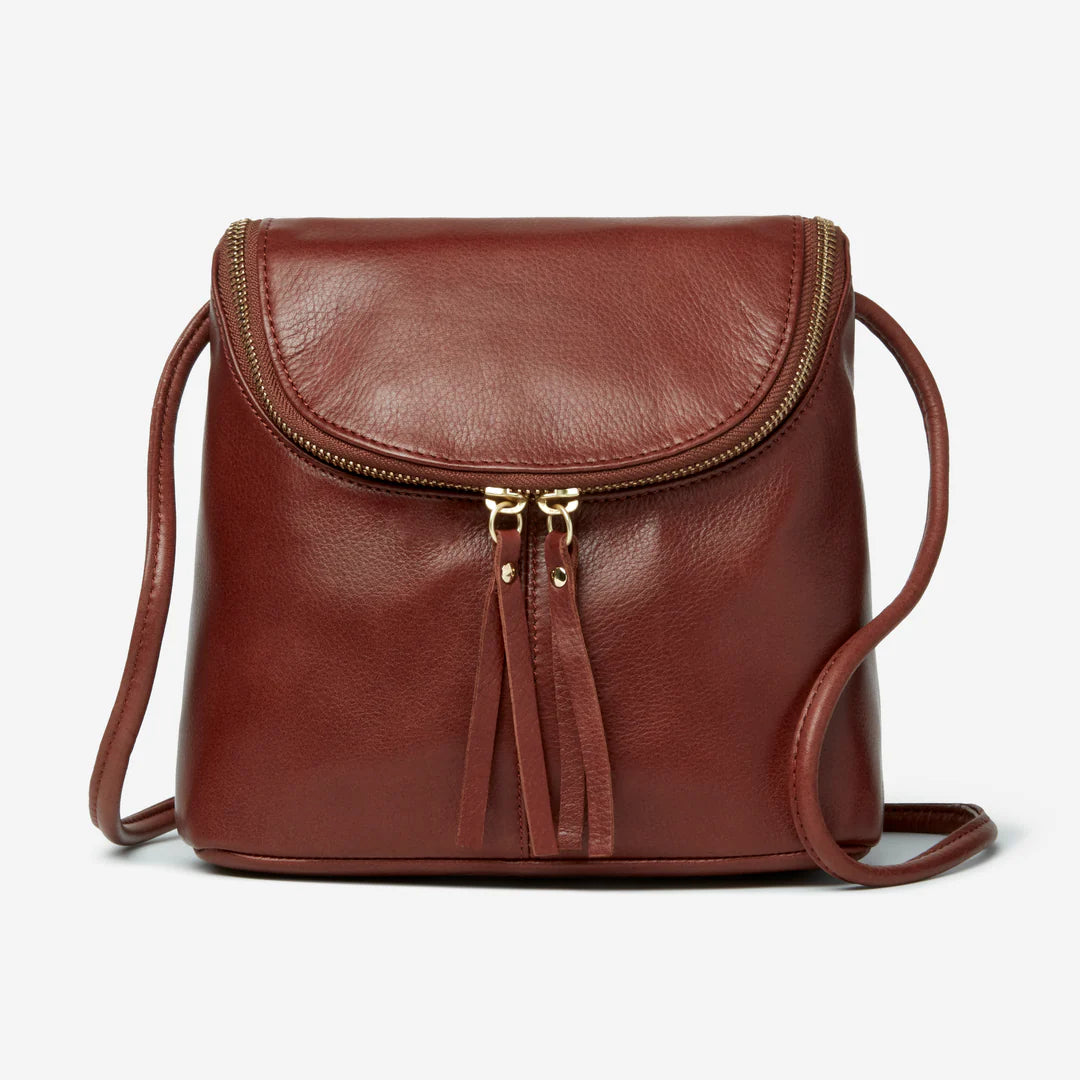 Emery Small Crossbody Bag - Brandy