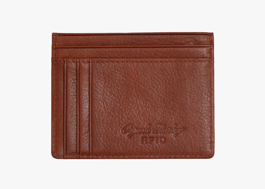Front Pocket Card Wallet - Brandy