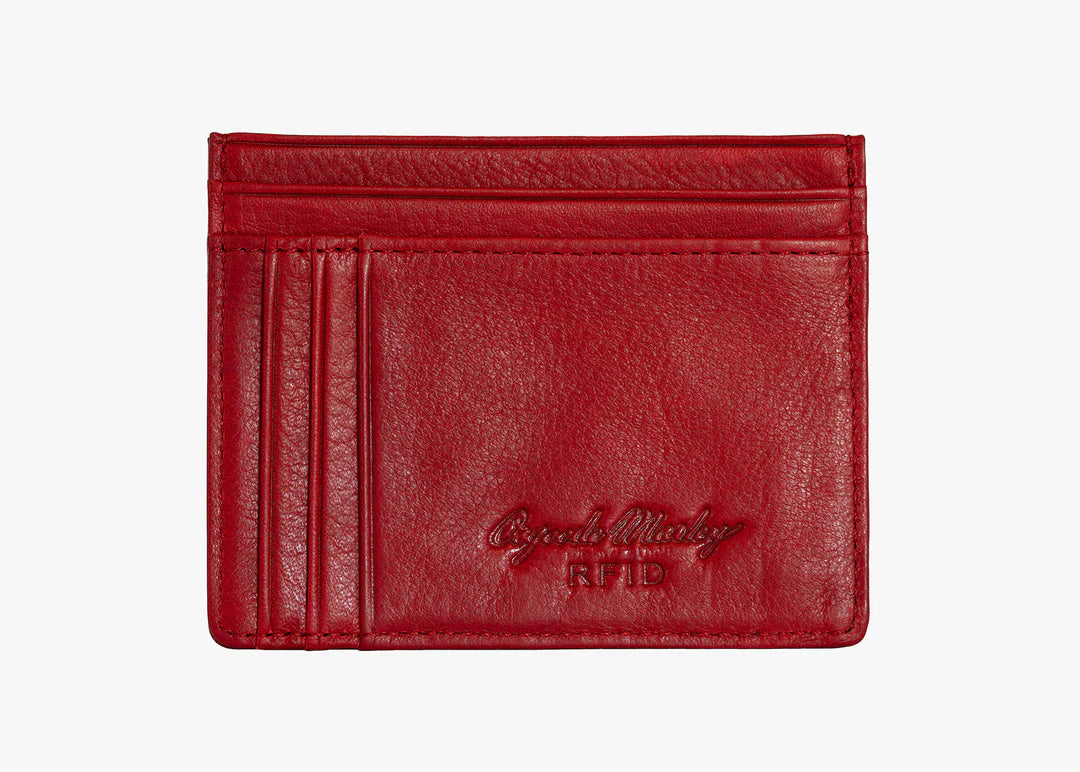 Front Pocket Card Wallet - Garnet