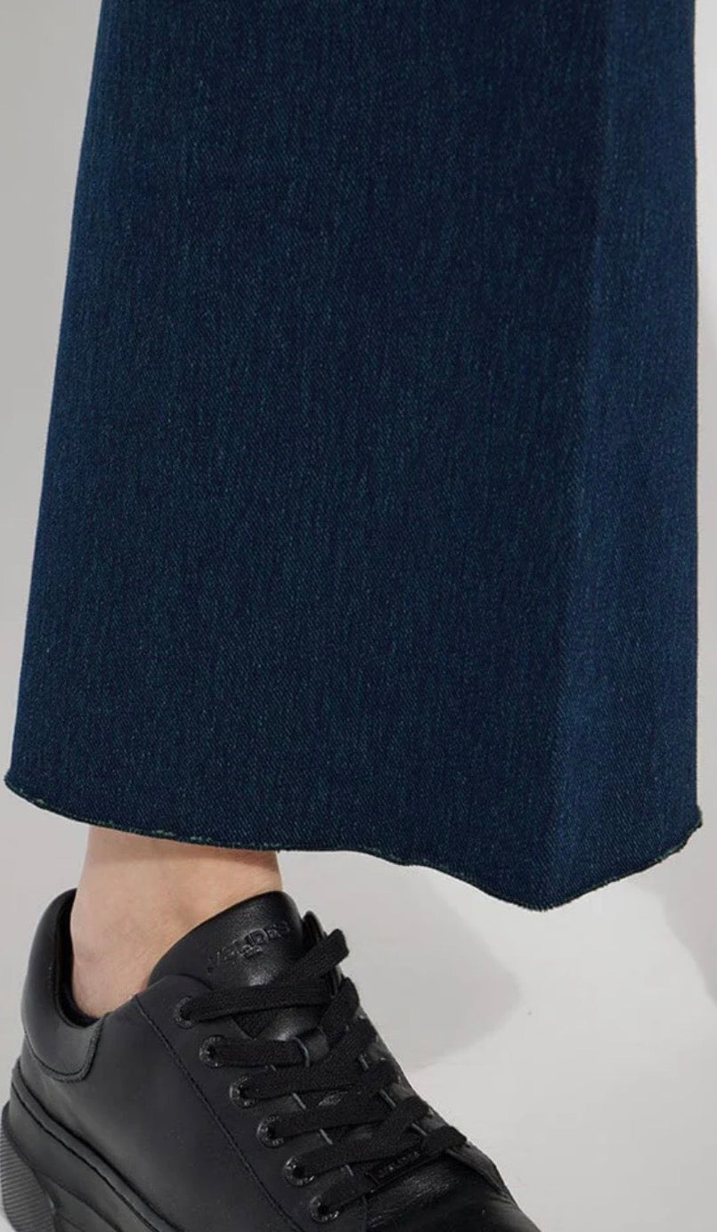 Erin High Waist Wide Leg Denim Jeans - Indigo