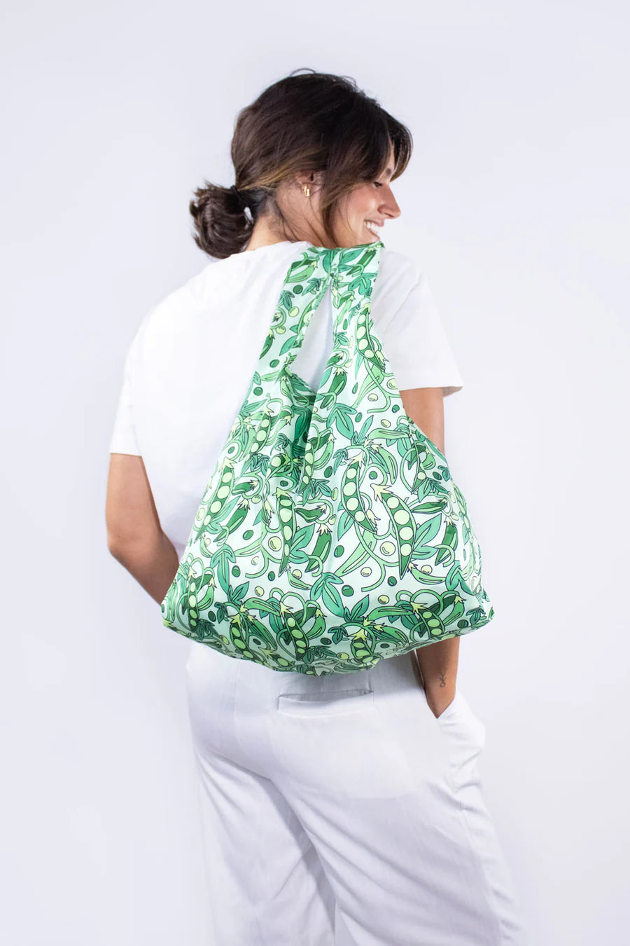 Peas Print Reusable Bag