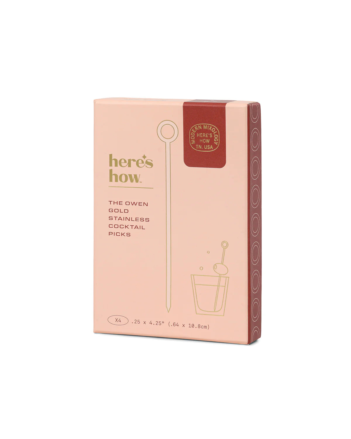 Owen Cocktail Picks - Set of 4