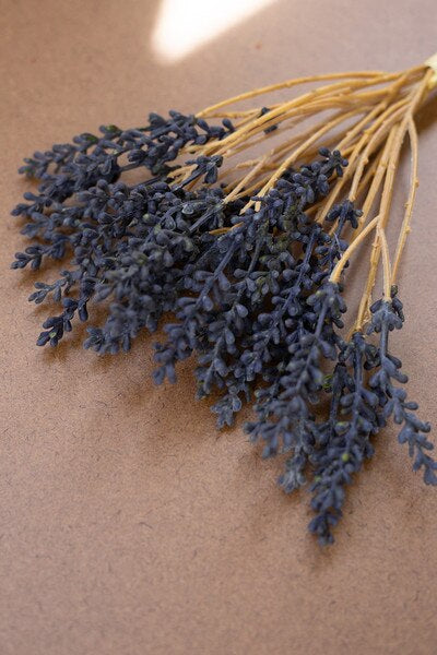 Faux Lavender Flowers - Bundle of 6