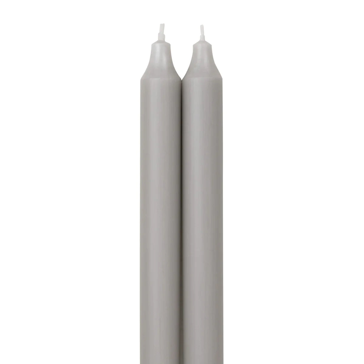 12 Inch Taper Candles - 2 pack - Stone