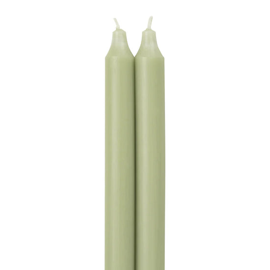 12 Inch Taper Candles - 2 pack - Pistachio