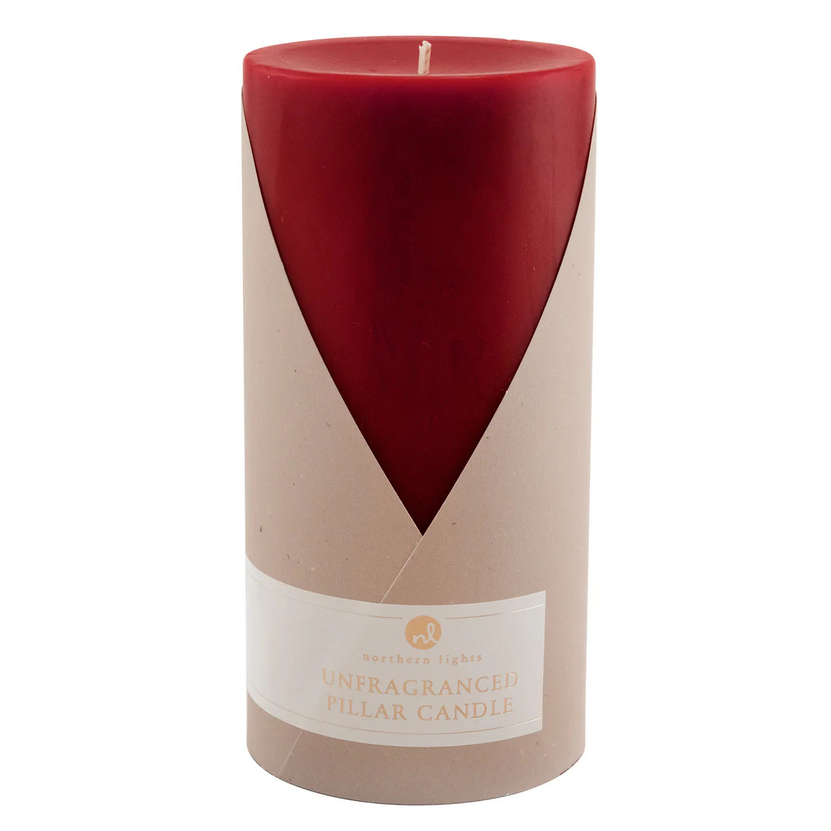 Pillar Candle - Crimson - 3x6 inches