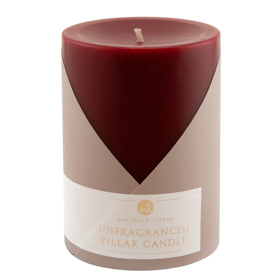 Pillar Candle - Bordeaux - 3x4 inches