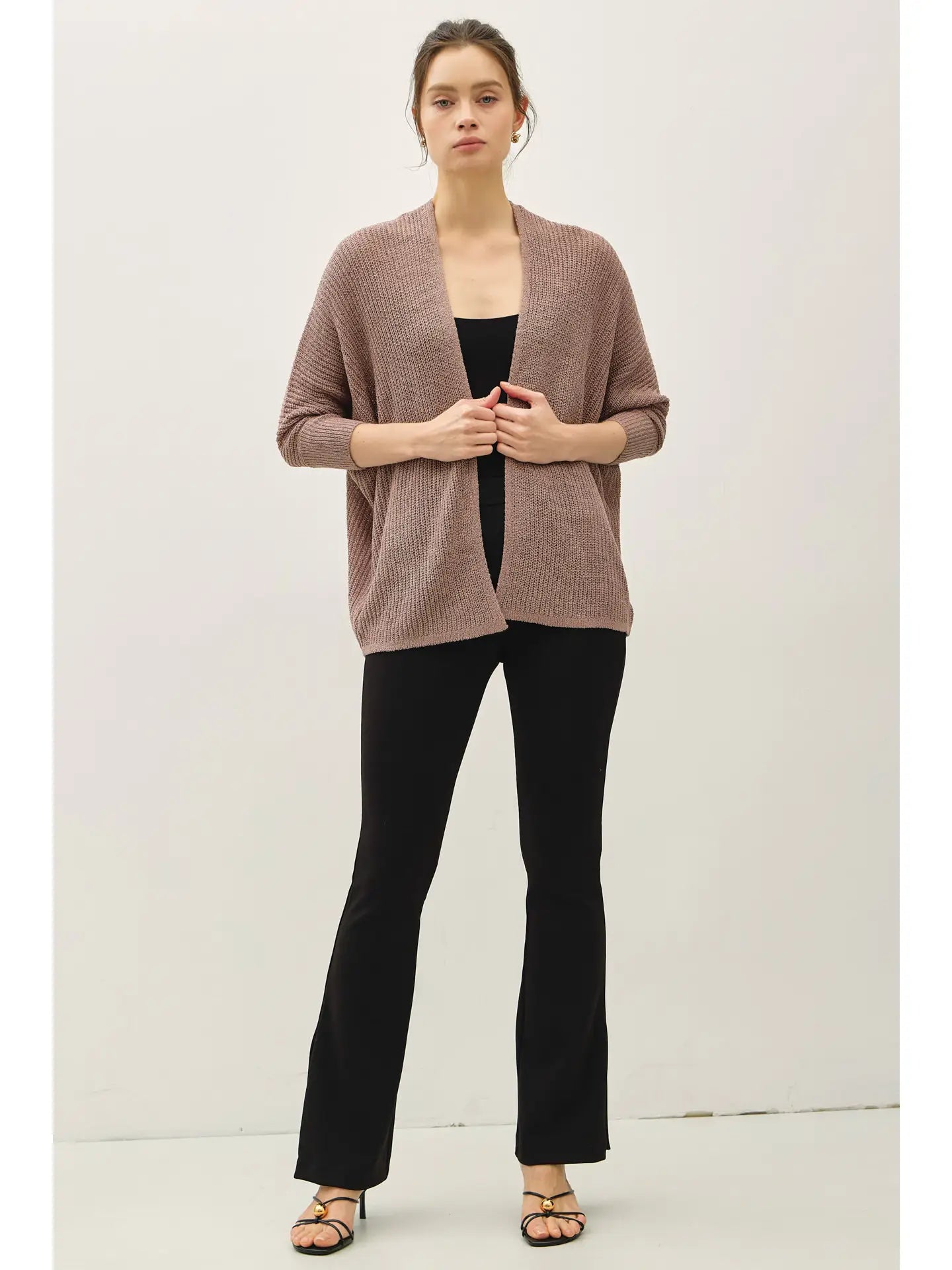 Lightweight Open Cardigan Sweater - Coco