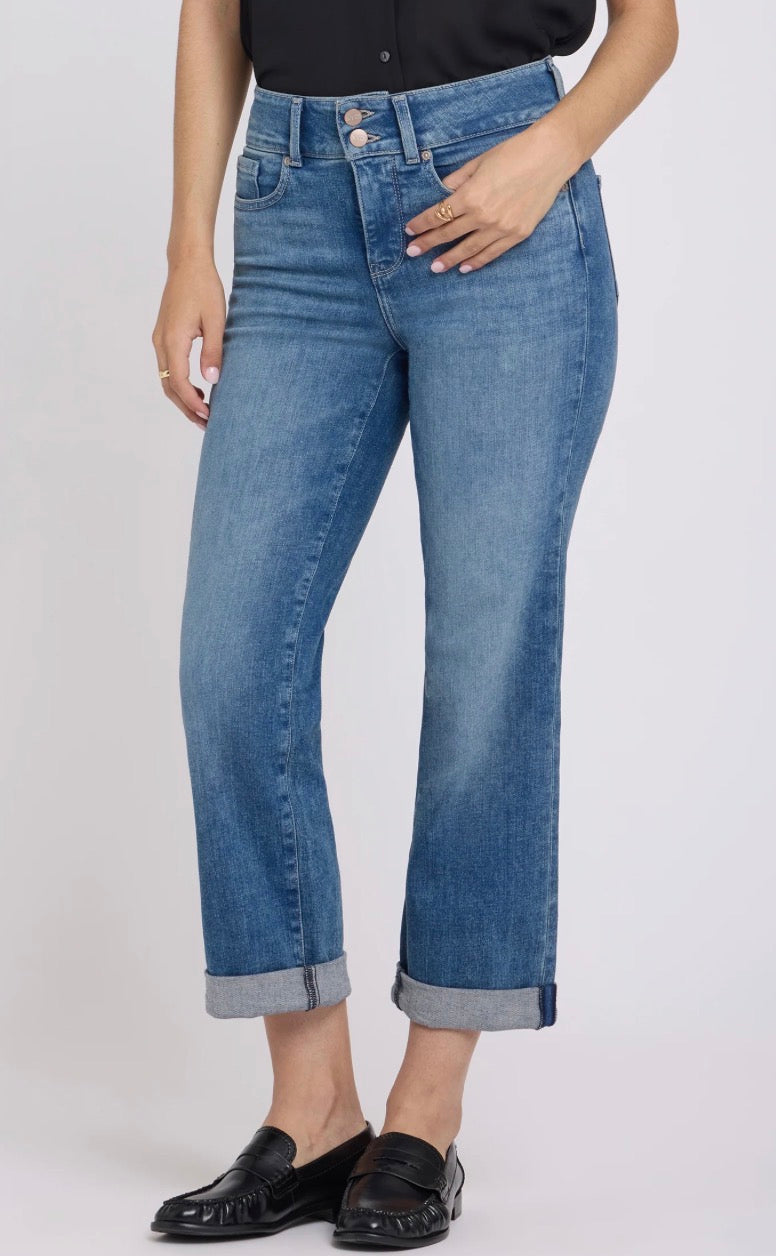 Bailey Relaxed Straight Pants - Breezy Palms