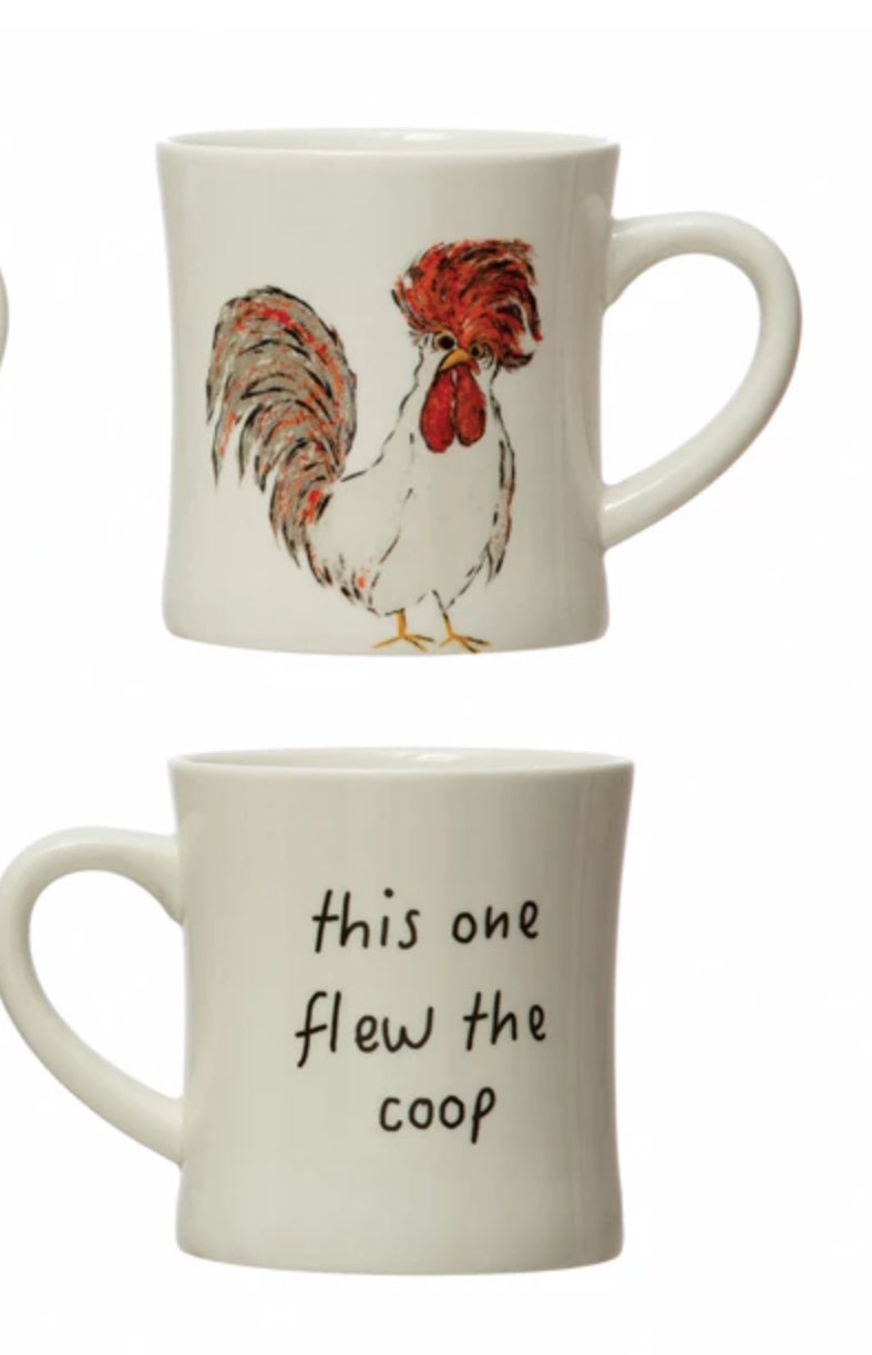 Chicken Mug - Flew the Coop