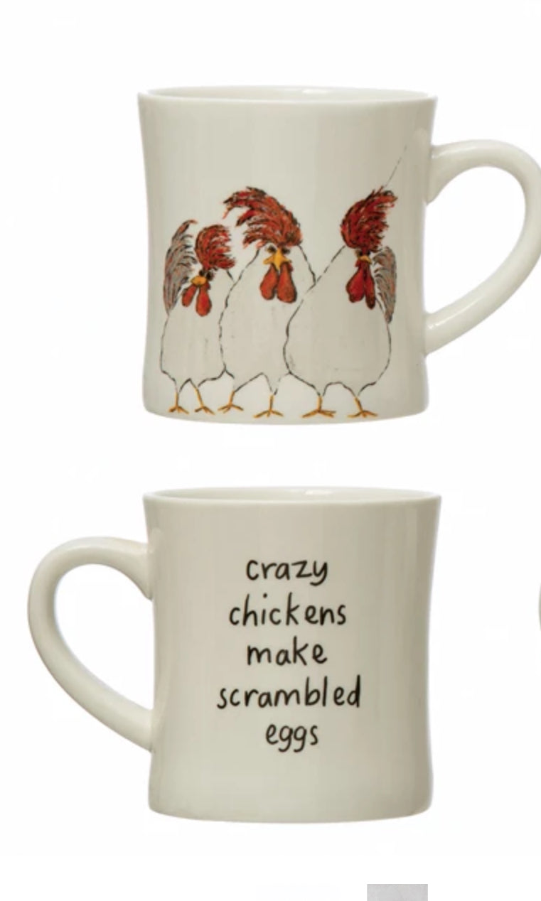 Chicken Mug - Crazy Chickens