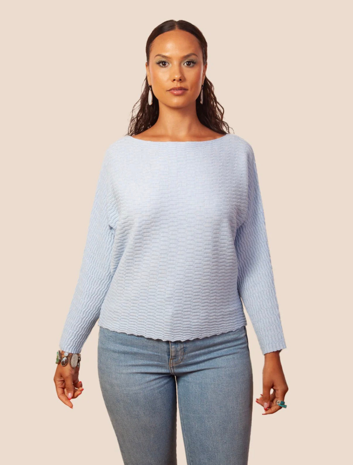 Monet Sweater - Baby Blue