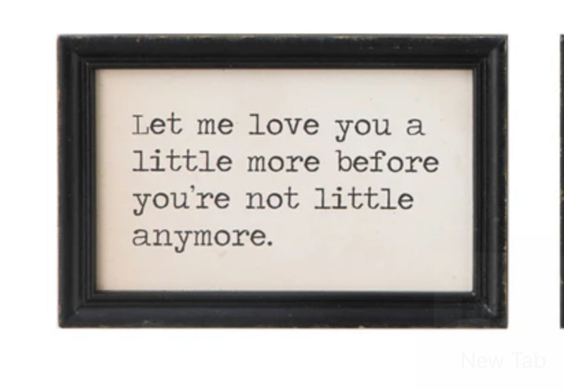 Let Me Love You Framed Print