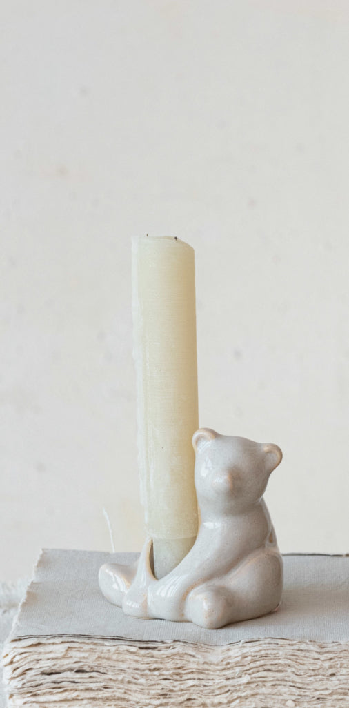 Sitting Bear Candle Holder