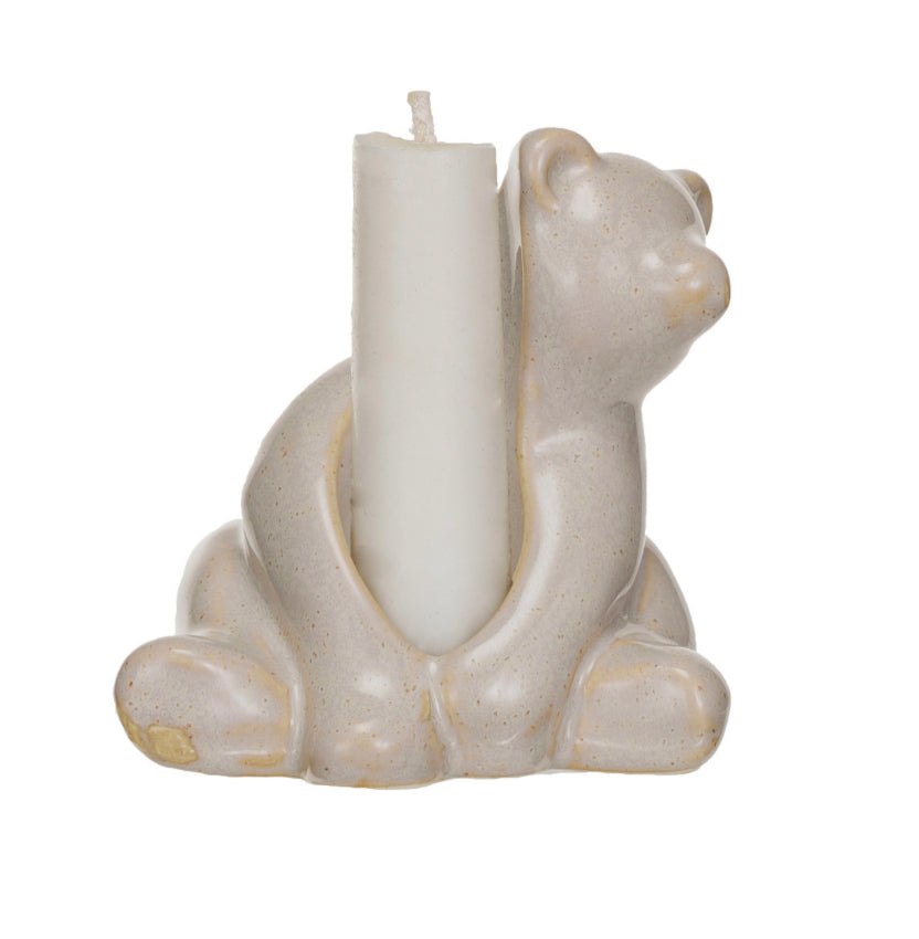 Sitting Bear Candle Holder