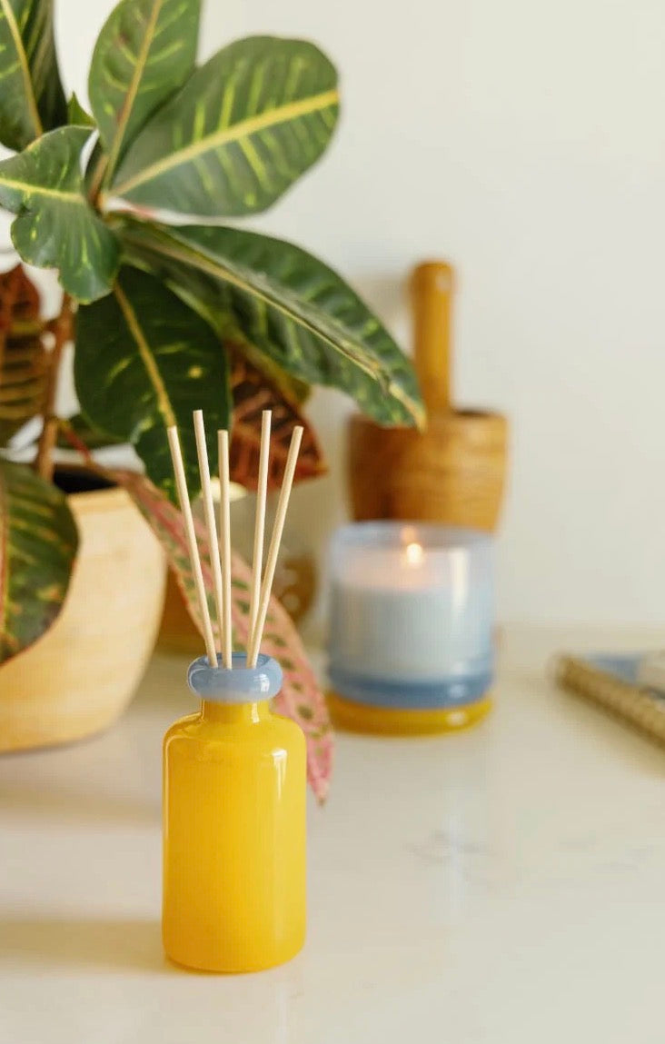 Stacked Diffuser - Blue/Yellow - Zesty Lemon