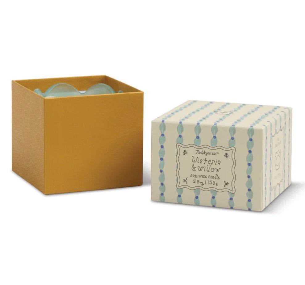 Tulip Glass Candle - Blue - Wisteria & Willow