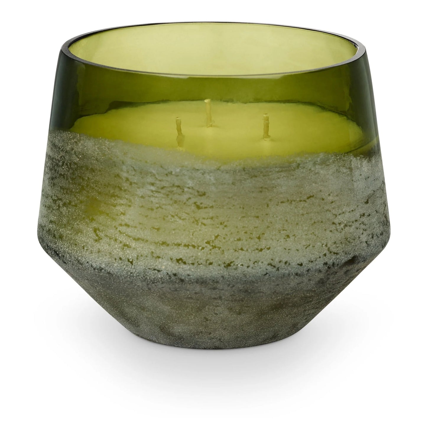 Large Baltic Glass Candle - Balsam & Cedar