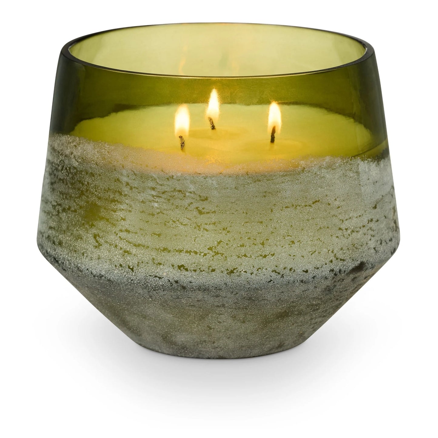 Large Baltic Glass Candle - Balsam & Cedar