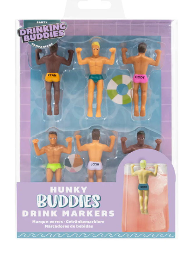 Drinking Buddies Drink Markers - Package of 6