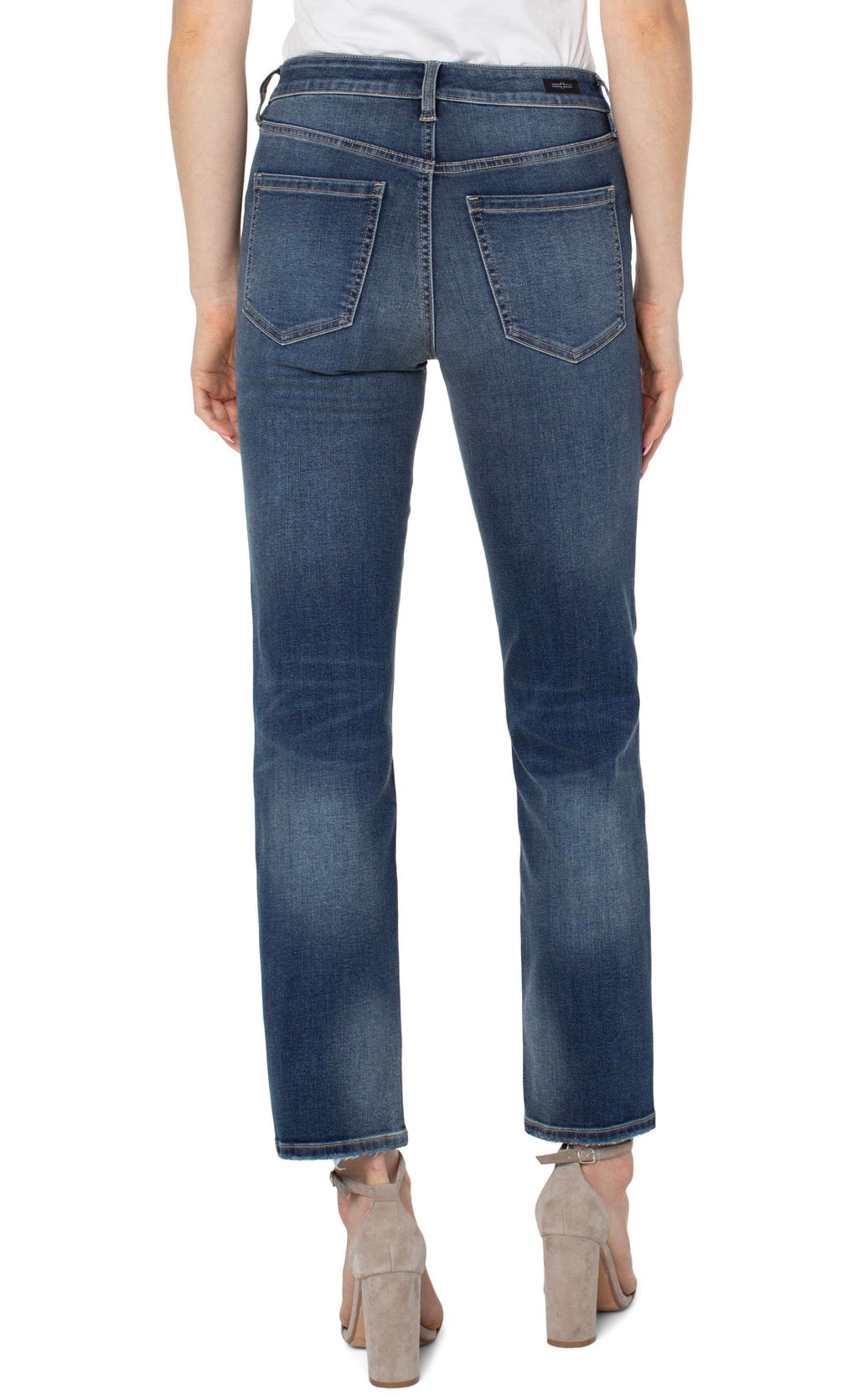 Kennedy Straight Ankle Jeans - Oasis