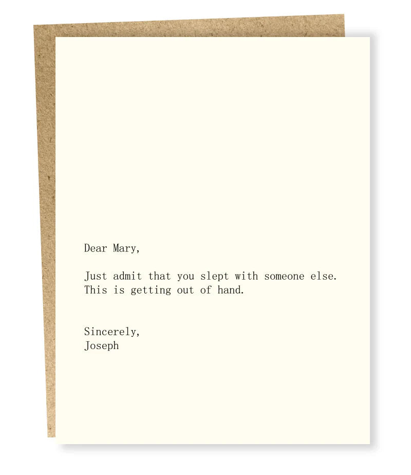 Dear Mary Greeting Card