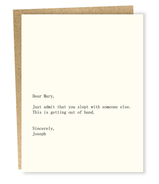 Dear Mary Greeting Card